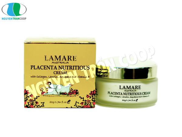 Kem Dưỡng Da Nhau Thai Cừu Lamare Placenta Nutritious Cream