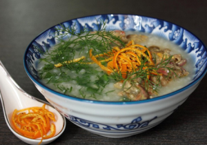 cháo vỏ quyết khô