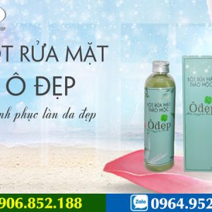 bột rửa mặt ô đẹp