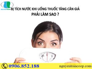 Uống Thuốc tăng cân Wisdom Weight có tích nước không?