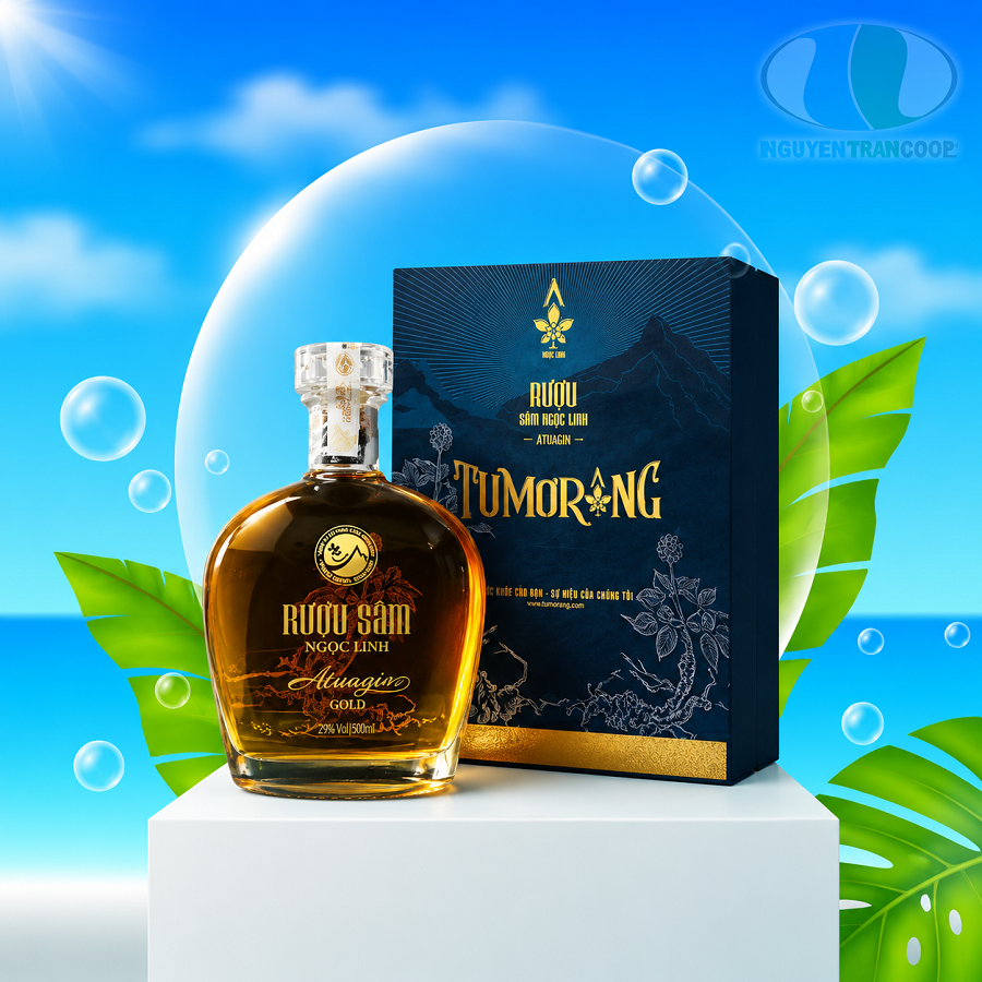 Rượu Sâm Ngọc Linh {Blue Lable}: Hương vị độc nhất hảo hạng