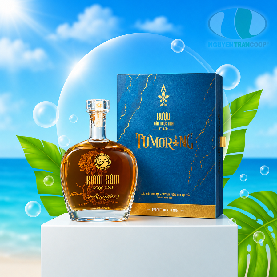 Rượu Sâm Ngọc Linh {Gold Lable 750ml}: Hương vị độc nhất hảo hạng